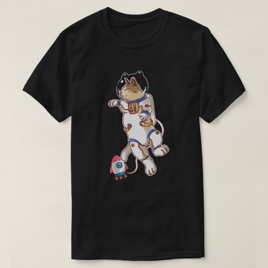 Ruimtecat T-shirt (Design voorkant)