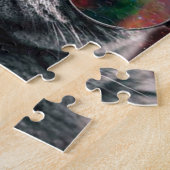 Ruimtecat Wearing Goggles voor de melkweg Legpuzzel (Zijkant)