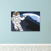 ruimtecookie canvas afdruk (Insitu (Houten vloer))