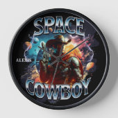 Ruimtecowboy in de buitenruimte (Voorkant)