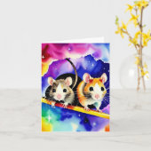 Ruimtedier Pootjes I Kaart (Gele Bloem)