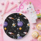  ruimtedieren Borden op jaarpapier Papieren Bordje (Feest)