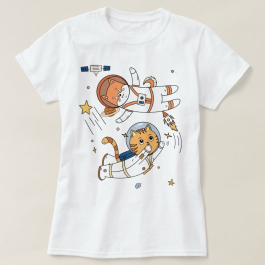 Ruimtedieren T-shirt (Design voorkant)