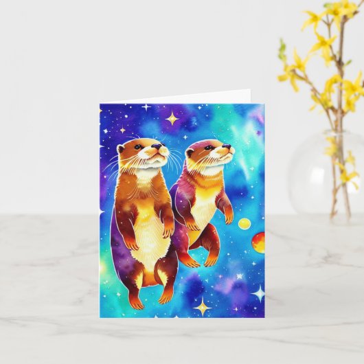 Ruimtedierpoten II Kaart (Gele Bloem)