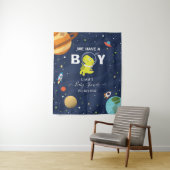 Ruimtedinosaurus Koele Achtergrond Wandkleed (In situ)