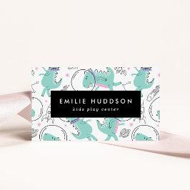 Ruimtedinosaurussen, Kinder speelcentrum, activite Visitekaartje