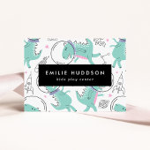 Ruimtedinosaurussen, Kinder speelcentrum, activite Visitekaartje