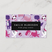 Ruimtedinosaurussen, Kinder speelcentrum, activite Visitekaartje (Voorkant)