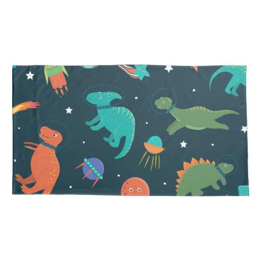 Ruimtedinosaurussen Kussensloop (Achterkant)