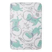 Ruimtedinosaurussen, Schattigee dinosaurussen, rui Badmat (Voorkant Verticaal)