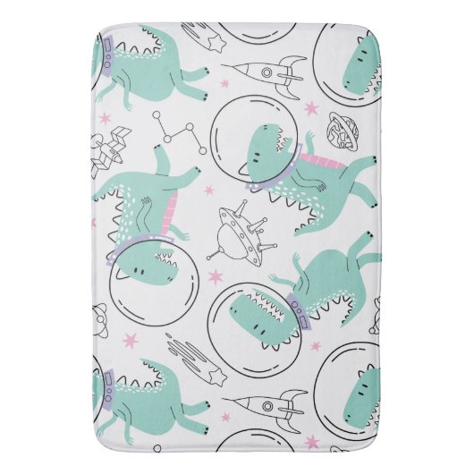 Ruimtedinosaurussen, Schattigee dinosaurussen, rui Badmat (Voorkant Verticaal)