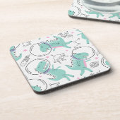 Ruimtedinosaurussen, Schattigee dinosaurussen, rui Bier Onderzetter (Linkerzijde)