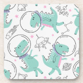 Ruimtedinosaurussen, Schattigee dinosaurussen, rui Bier Onderzetter (Voorkant)