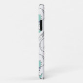 Ruimtedinosaurussen, Schattigee dinosaurussen, rui Case-Mate iPhone Case (Achterkant/rechts)