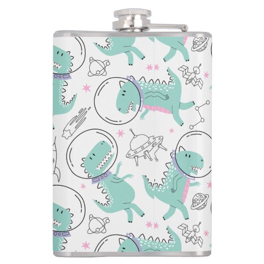 Ruimtedinosaurussen, Schattigee dinosaurussen, rui Heupfles (Achterkant)