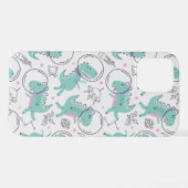 Ruimtedinosaurussen, Schattigee dinosaurussen, rui iPhone Hoesje (Achterkant horizontaal)