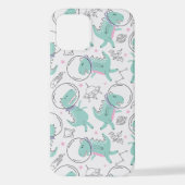 Ruimtedinosaurussen, Schattigee dinosaurussen, rui iPhone Hoesje (Achterkant)