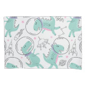 Ruimtedinosaurussen, Schattigee dinosaurussen, rui Kussensloop (Voorkant)