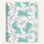 Ruimtedinosaurussen, Schattigee dinosaurussen, rui Notitieboek (Voorkant)