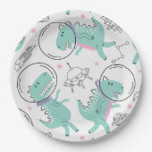 Ruimtedinosaurussen, Schattigee dinosaurussen, rui Papieren Bordje (Voorkant)