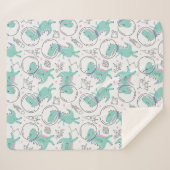 Ruimtedinosaurussen, Schattigee dinosaurussen, rui Sherpa Deken (Voorkant (horizontaal))