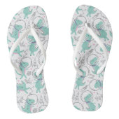 Ruimtedinosaurussen, Schattigee dinosaurussen, rui Teenslippers (Voetbed)