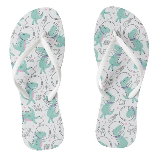 Ruimtedinosaurussen, Schattigee dinosaurussen, rui Teenslippers (Voetbed)