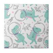 Ruimtedinosaurussen, Schattigee dinosaurussen, rui Tegeltje (Voorkant)