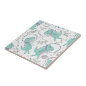 Ruimtedinosaurussen, Schattigee dinosaurussen, rui Tegeltje (Zijkant)