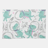 Ruimtedinosaurussen, Schattigee dinosaurussen, rui Theedoek (Horizontaal)