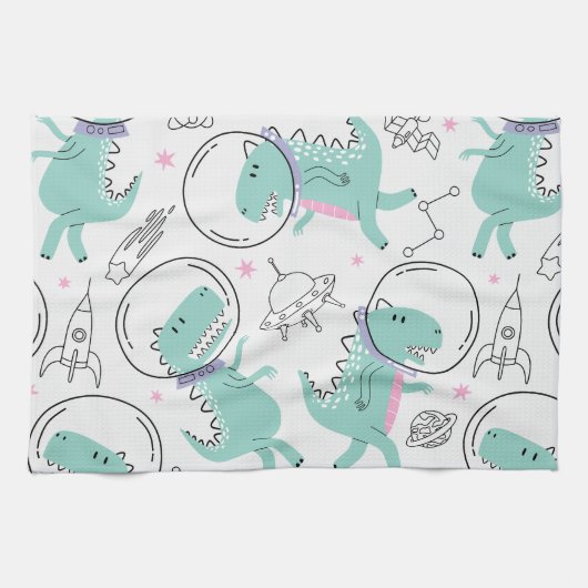 Ruimtedinosaurussen, Schattigee dinosaurussen, rui Theedoek (Horizontaal)
