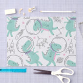 Ruimtedinosaurussen, Schattigee dinosaurussen, rui Tissuepapier (Craft)