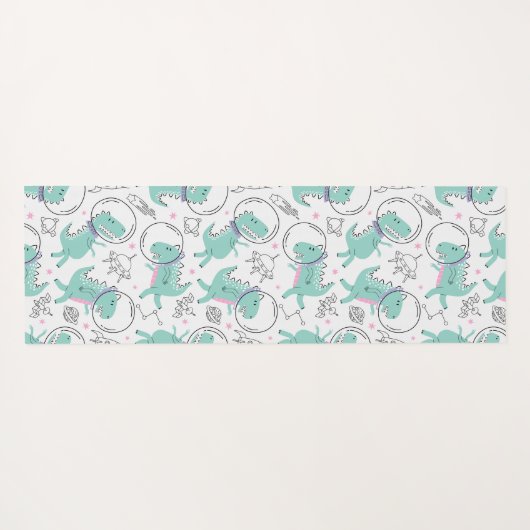 Ruimtedinosaurussen, Schattigee dinosaurussen, rui Yogamat (Achterkant (horizontaal))