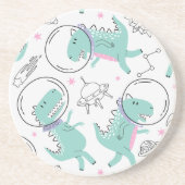 Ruimtedinosaurussen, Schattigee dinosaurussen, rui Zandsteen Onderzetter (Voorkant)