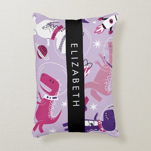 Ruimtedinosaurussen, Schattigee dinosaurussen, Ste Accent Kussen (Voorkant(Verticaal))