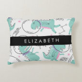 Ruimtedinosaurussen, Schattigee dinosaurussen, Ste Accent Kussen (Voorkant)