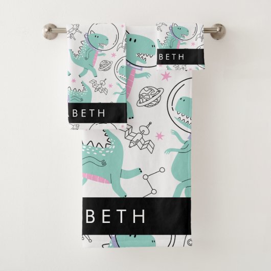 Ruimtedinosaurussen, Schattigee dinosaurussen, Ste Bad Handdoek (Insitu)