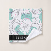 Ruimtedinosaurussen, Schattigee dinosaurussen, Ste Bad Handdoek (Wasdoekje)