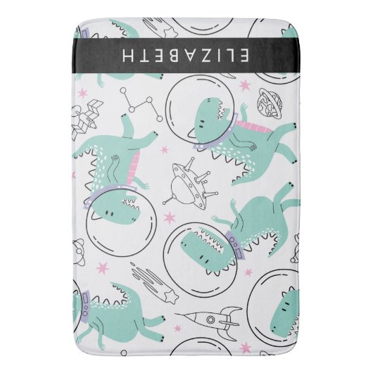 Ruimtedinosaurussen, Schattigee dinosaurussen, Ste Badmat (Voorkant Verticaal)