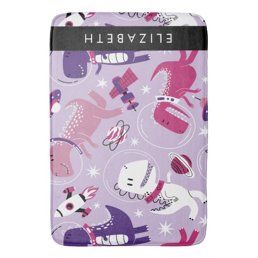 Ruimtedinosaurussen, Schattigee dinosaurussen, Ste Badmat (Voorkant Verticaal)