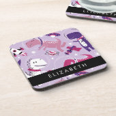 Ruimtedinosaurussen, Schattigee dinosaurussen, Ste Bier Onderzetter (Linkerzijde)