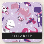 Ruimtedinosaurussen, Schattigee dinosaurussen, Ste Bier Onderzetter (Voorkant)