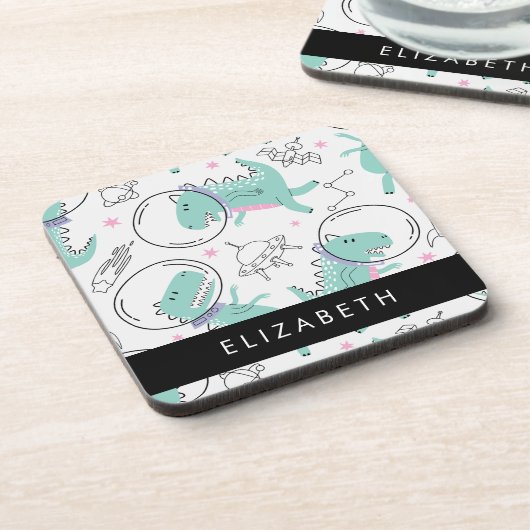 Ruimtedinosaurussen, Schattigee dinosaurussen, Ste Bier Onderzetter (Linkerzijde)