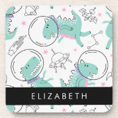 Ruimtedinosaurussen, Schattigee dinosaurussen, Ste Bier Onderzetter (Voorkant)