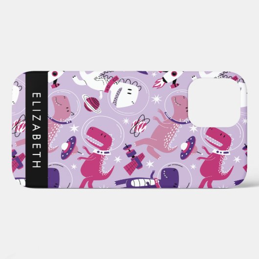 Ruimtedinosaurussen, Schattigee dinosaurussen, Ste Case-Mate iPhone Case (Achterkant (horizontaal))