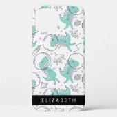 Ruimtedinosaurussen, Schattigee dinosaurussen, Ste Case-Mate iPhone Case (Achterkant)