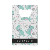 Ruimtedinosaurussen, Schattigee dinosaurussen, Ste Creditkaart Flessenopener (Achterkant)