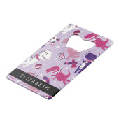 Ruimtedinosaurussen, Schattigee dinosaurussen, Ste Creditkaart Flessenopener (Voorkant Gekanteld)