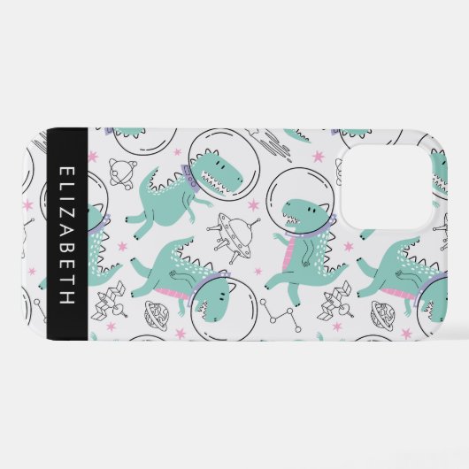 Ruimtedinosaurussen, Schattigee dinosaurussen, Ste iPhone Hoesje (Achterkant horizontaal)