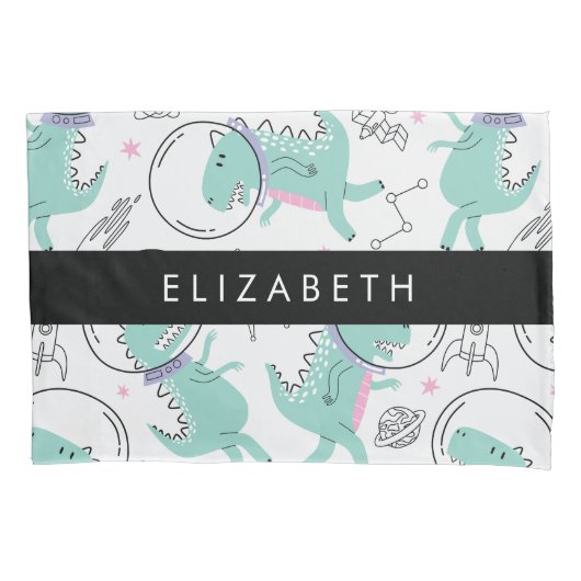 Ruimtedinosaurussen, Schattigee dinosaurussen, Ste Kussensloop (Voorkant)